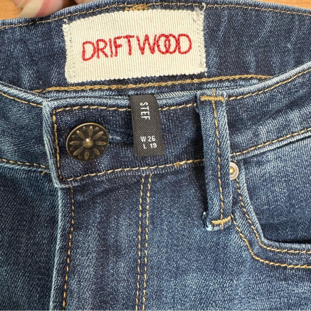 Driftwood Regular Stef Patchwork Denim Skirt - image 3
